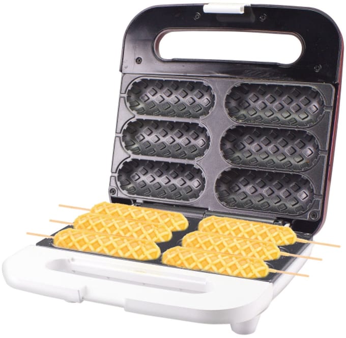 Beper Wafelijzer - Wafelmaker - Wafelmachine - Wafel IJzer - Rood