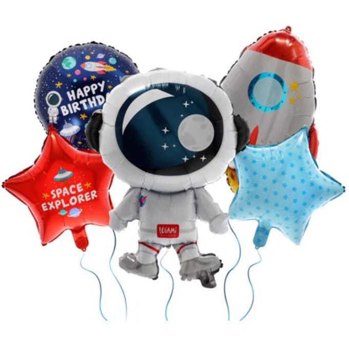 Legami folie ballonnen set van 5 - ruimte