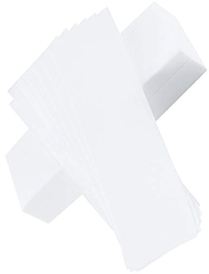 100 Pcs Wax Strips voor Ontharing van Armen, Benen, Lippen en Wenkbrauwen