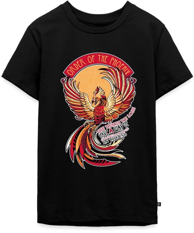 Harry Potter Phoenix Fawkes Premium T-Shirt Tiener