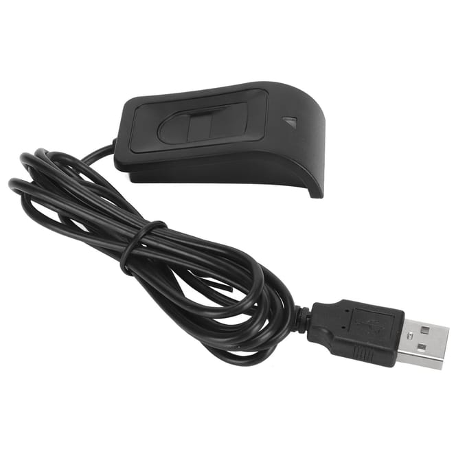 Lecteur de Clé d'Empreinte Digitale Structure Compacte Reconnaissance à Calibrage Automatique Lecteur d'Empreintes Digitales USB pour PC gray