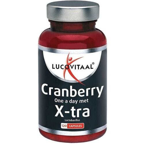Lucovitaal Cranberry met X-tra Lactobacillus 120 capsules