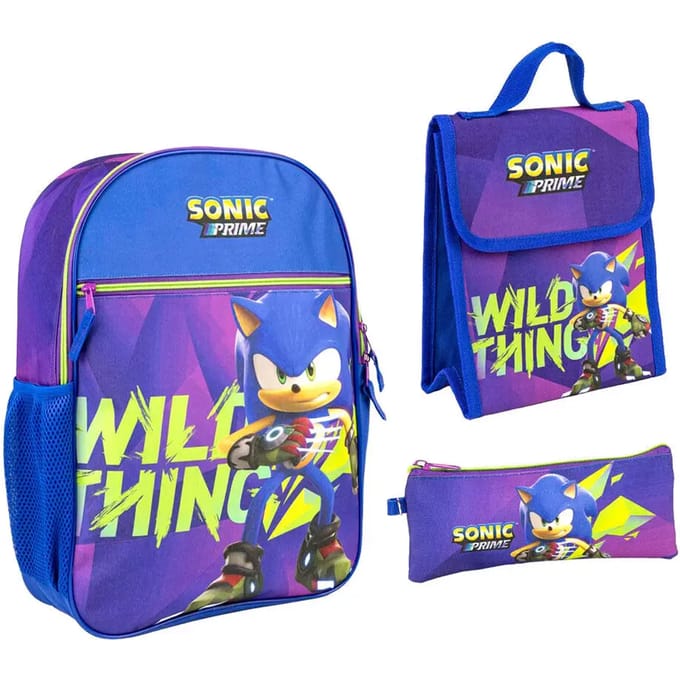 Etui + rugzak + lunchpakket Cerda Sonic Prime