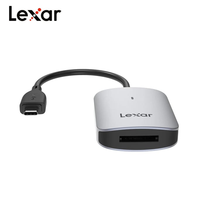 Originele Lexar CFexpress Type A Kaartlezer USB 3.2 Gen 2 Type C/A Geheugenkaart CFe A Kaartlezer CF Kaartlezer, USB-C Kabel/USB-C naar USB-A Adapter CF TYPE-A Card Reader【A/C】 gray