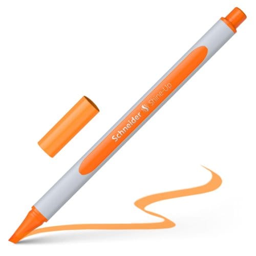 Schneider tekstmarker - Shine-up - oranje - markeerstift - S-112006