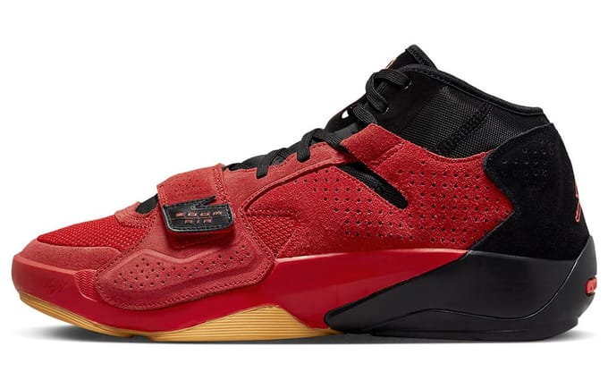 Air Jordan Zion 2 PF 'Suede Rouge Gomme' 42.5 black