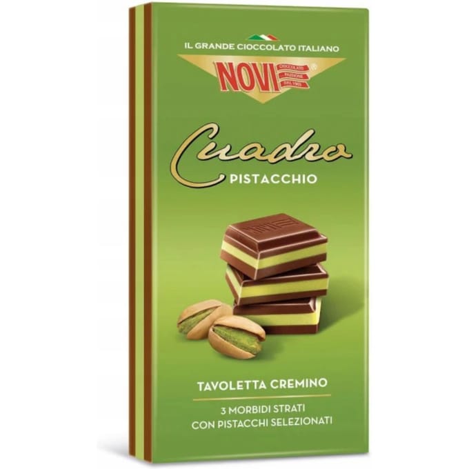 Pistachenoten chocolade cuadro 110g - novi