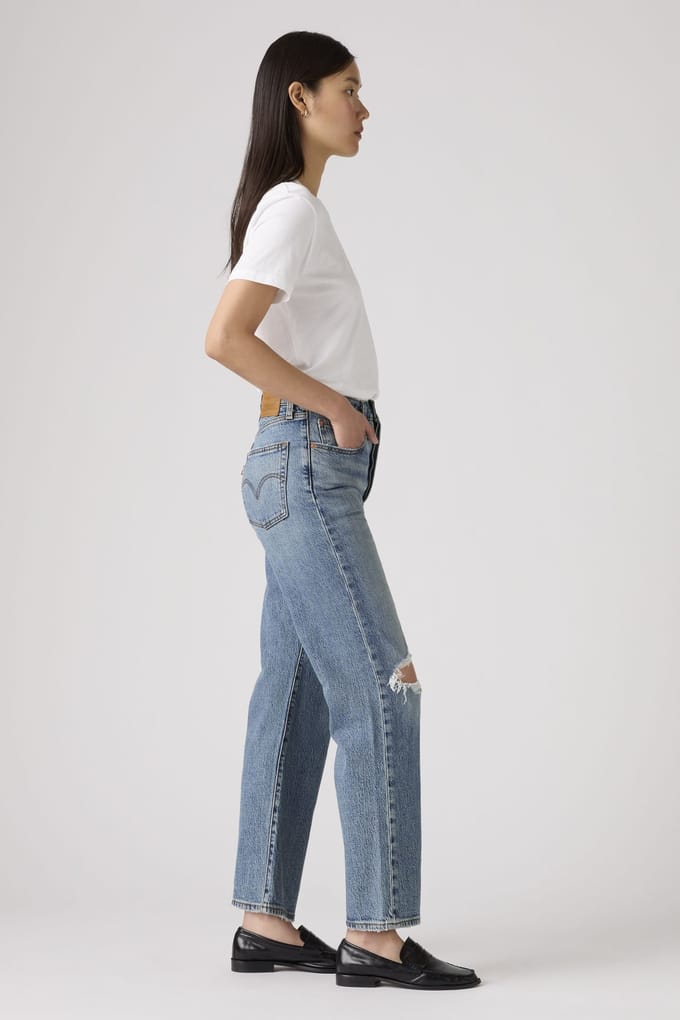 Levi's Ribcage Straight Ankle Jeans Größe: W24L27 | Straight Jeans Outlet | Damen