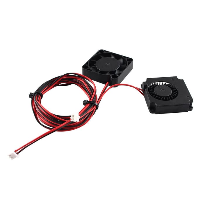 DC 24V Extruder Hot End Ventilator en Turboventilator Compatibel voor Creality Ender 3Ender 3 Pro 3D-printer gray