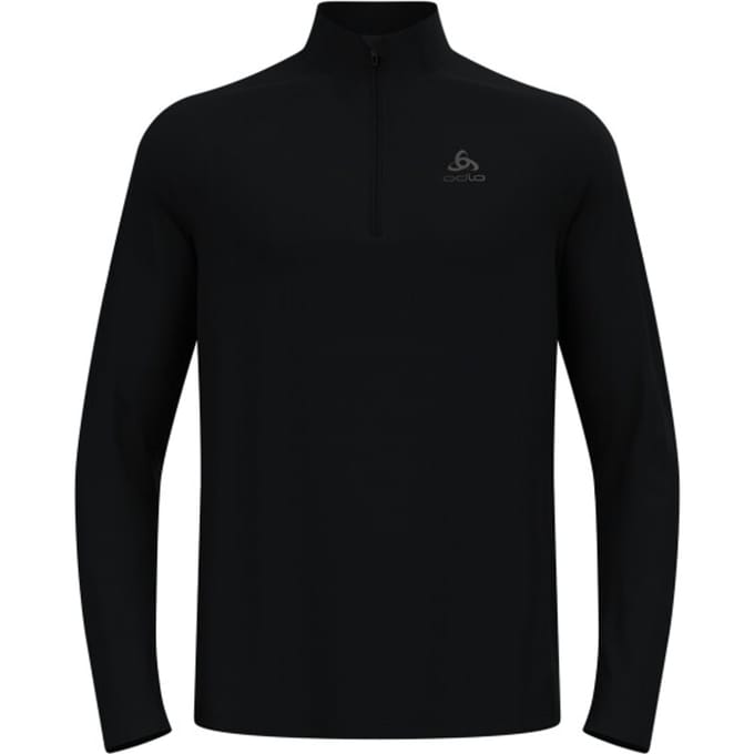 Odlo Odlo Midlayer Essential 1/2 Zip ZWART - Maat M