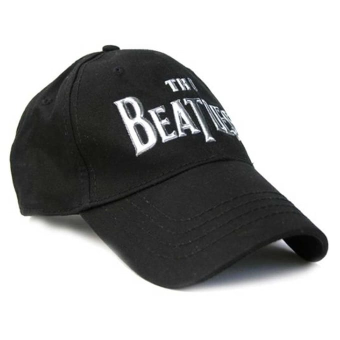 The Beatles - Drop T Logo Baseball pet - Zwart