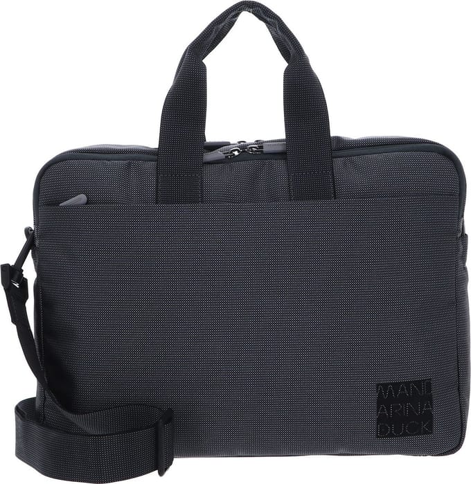 MANDARINA DUCK Handtas Schoudertas met laptopvak District Briefcase Steel Antraciet