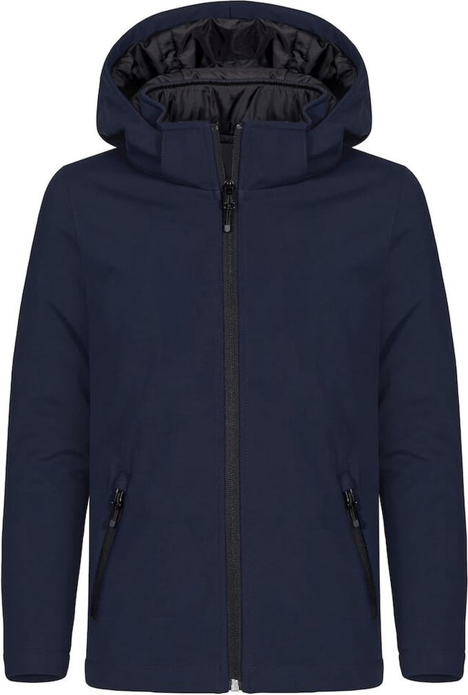 Clique Padded Hoody Softshell Junior 0200906 - Dark Navy - 150-160