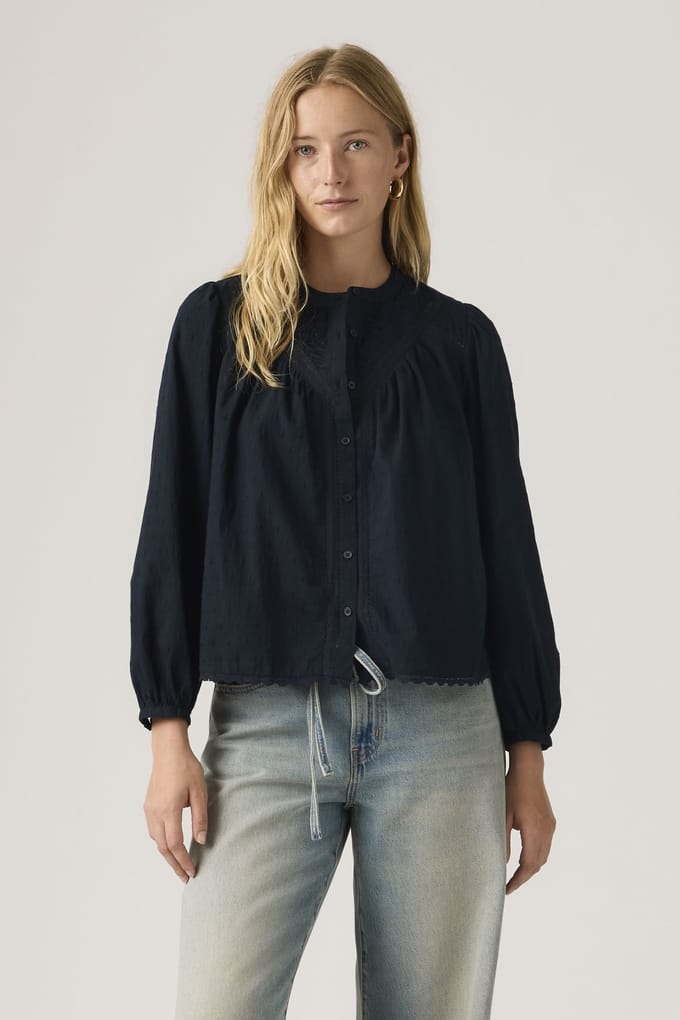 Levi's Cleo Blouse Taglia: L | Maglie a manica lunga Outlet | Donna