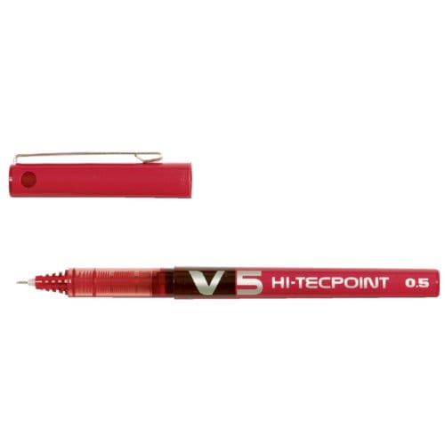 Pilot roller Hi-Tecpoint V5 schrijfbreedte 0,3 mm rood