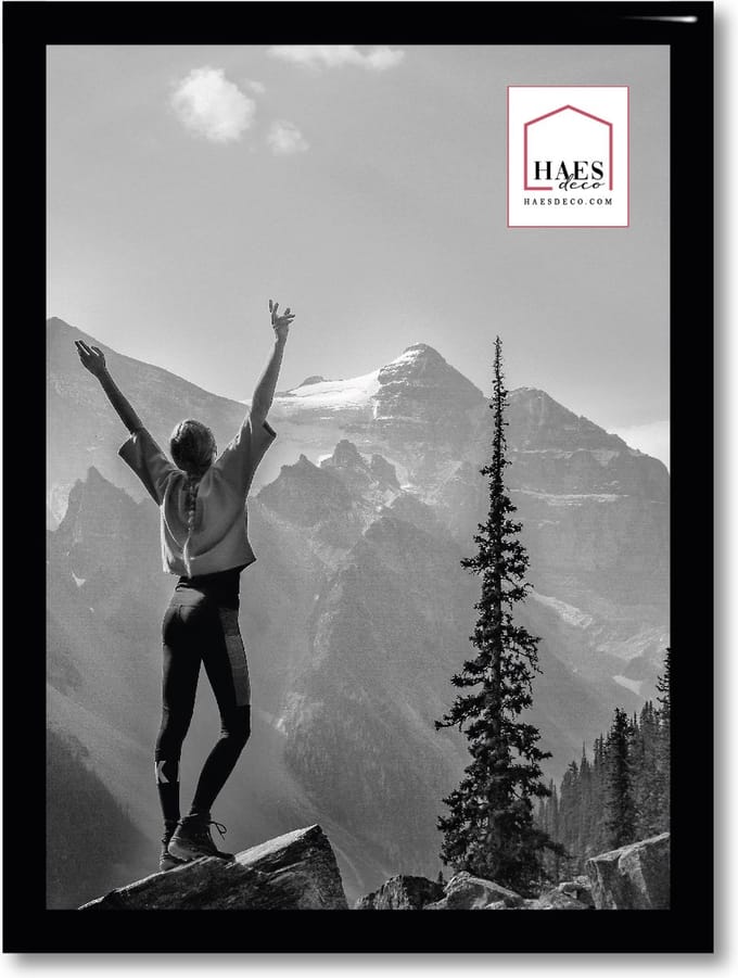 HAES DECO - Kunststof fotolijst 13x18 zwart Easy Frame - EF2B
