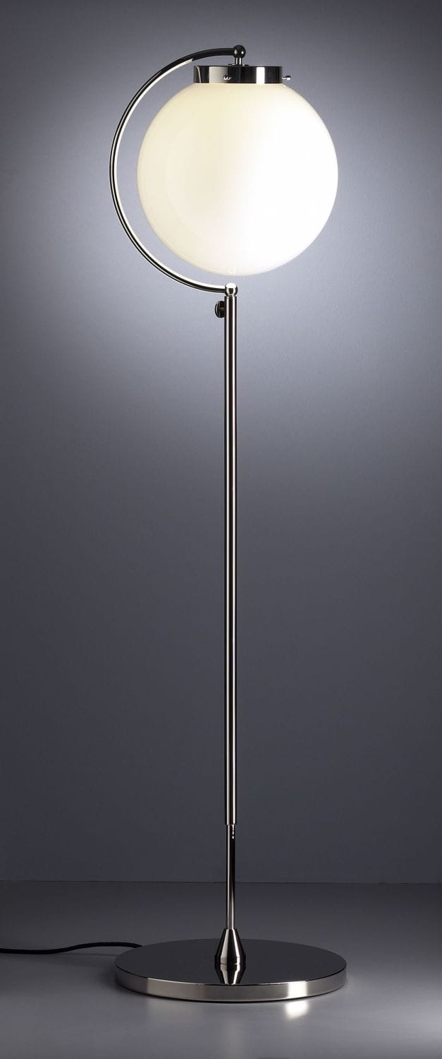Tecnolumen - DSL 23 Bauhaus-Vloerlamp - Metaal vernikkeld - zilver