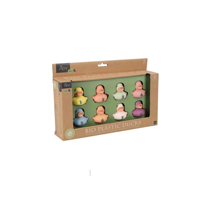 Jipy Bioplastic badeendjes set 8 delig