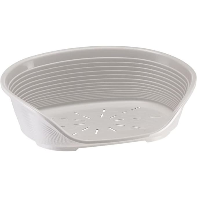 Mand-Korf SIESTA DELUXE Maat 2 - 49*36*17,5 cm - Lichtgrijs - FERPLAST
