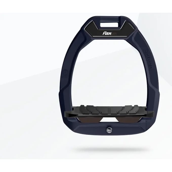 Veiligheidsstijgbeugels Rijelen Grip Blauw/Zwart/Bruin Flex-On Safe-On