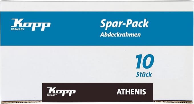 Stalen Afdekframes 1-voudig Profipack 10 Stuks Zonder Opdruk