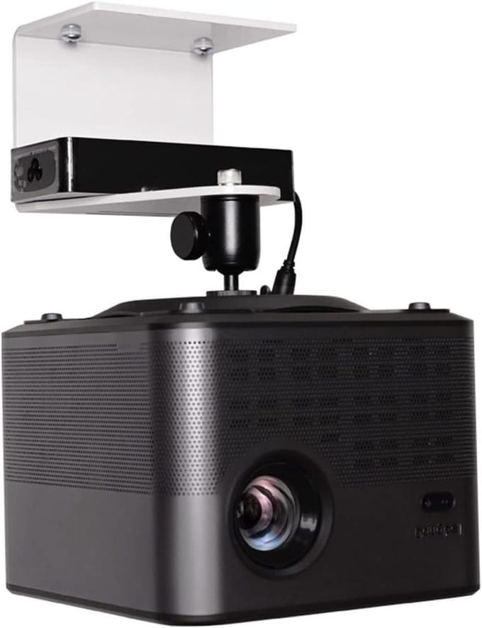 Projector Beugel - Plafondmontage Statief - Thuisbioscoop Inrichten - 360° Verstelbaar - Tot 8kg Draaglast - Wit