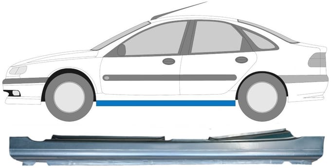 Volledige dorpel voor Renault Laguna I 1994-2001 / Links