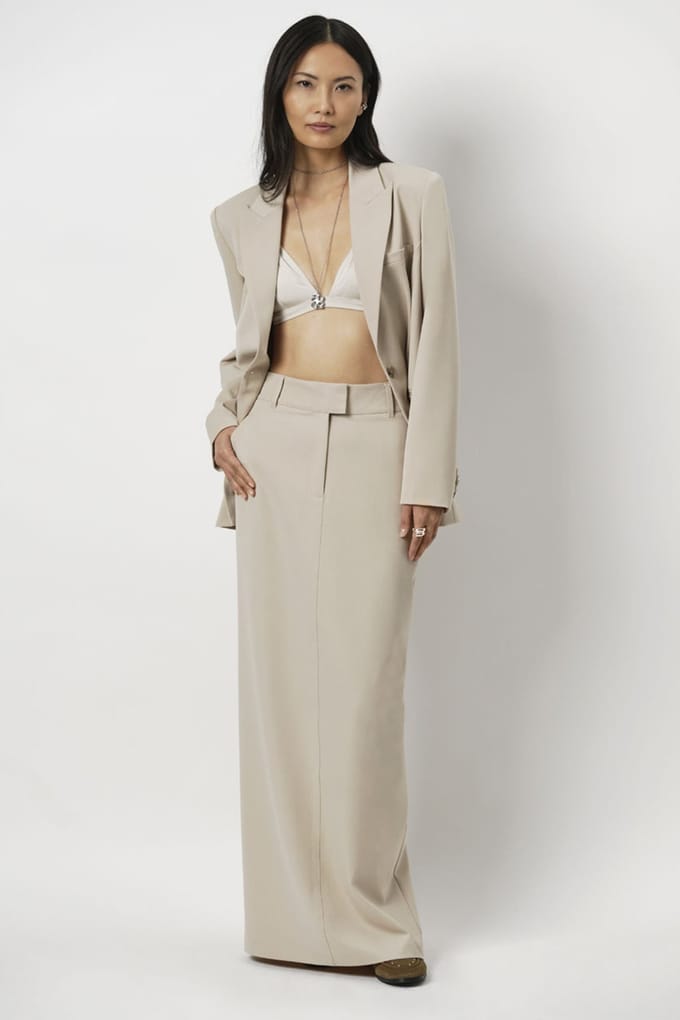 Dante6 Maya Maxi Skirt Vanilla Chai Größe: 36 | Maxiröcke Outlet | Damen | Weiß