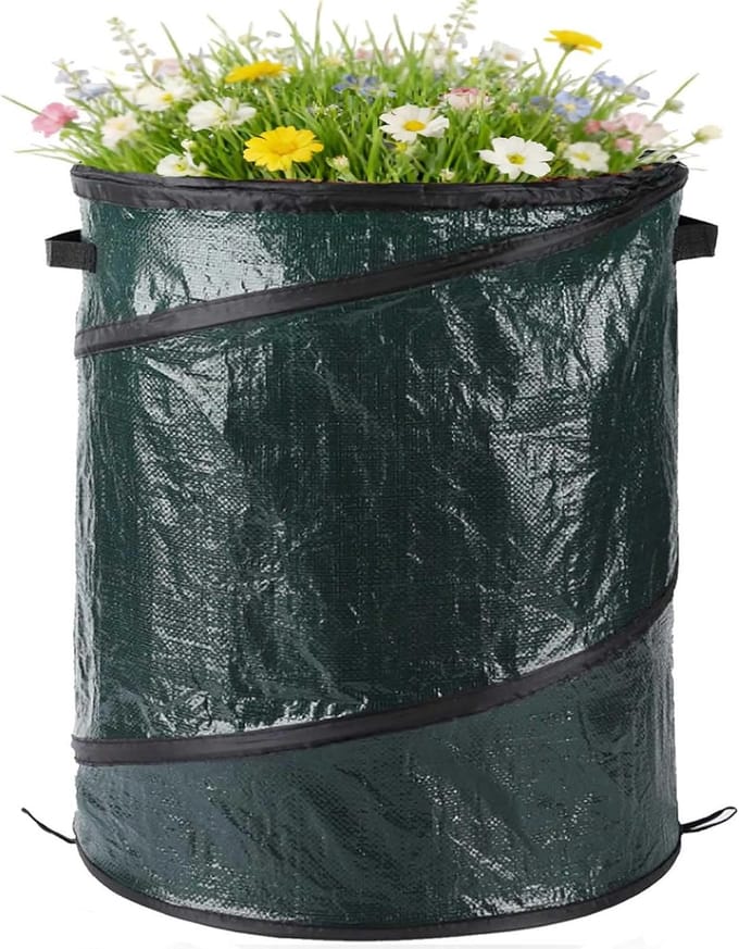 Omgoods - Opvouwbare Tuinafvalzak met Handvatten 130L