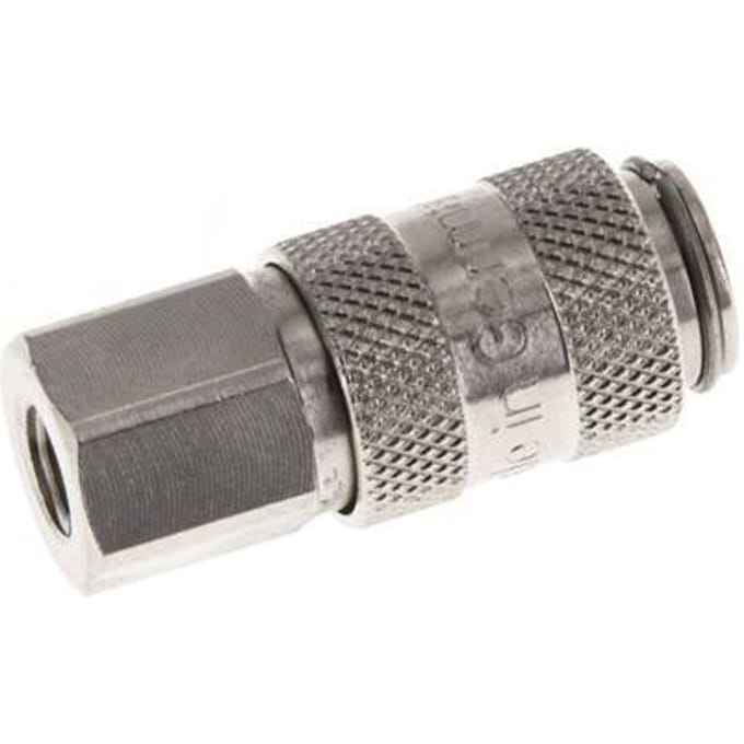 Vernikkeld Messing DN 2.7 (Micro) Luchtkoppeling Snelkoppeling M5 Binnendraad