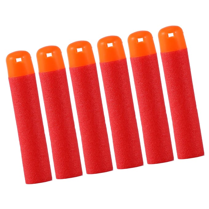 6 stuks Navuldarts 9,5 cm Kogelblaster Voor Mega Centurion Speelgoedpistool pink