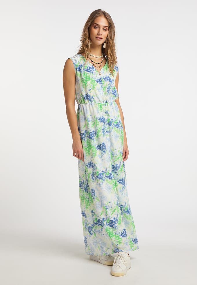 IZIA Maxi Dress met Allover Print gaya