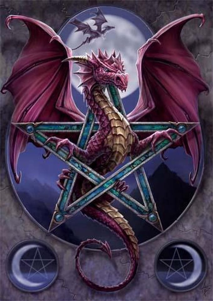 Anne Stokes Wenskaart Lunar Magic