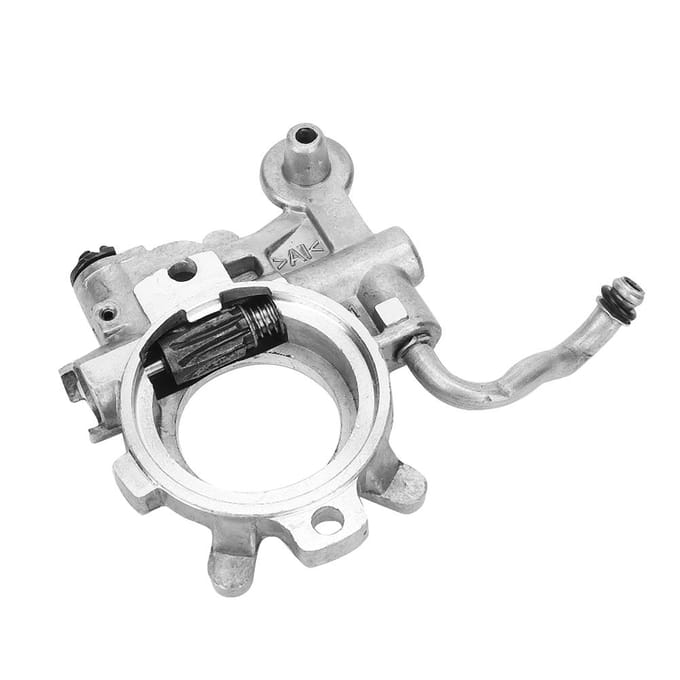 Kit de pièces d'assemblage d'engrenage à vis sans fin et de ressort de pompe à huile 3 pièces Compatible avec la tronçonneuse STIHL 044 white