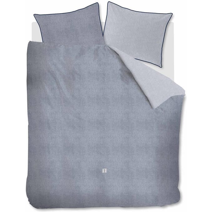 Riviera Maison Gingham dekbedovertrek - Lits-Jumeaux - 240x200/220 - Blauw