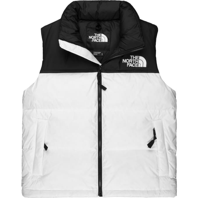 The North Face 1996 Retro Vest Vrouwen Wit
