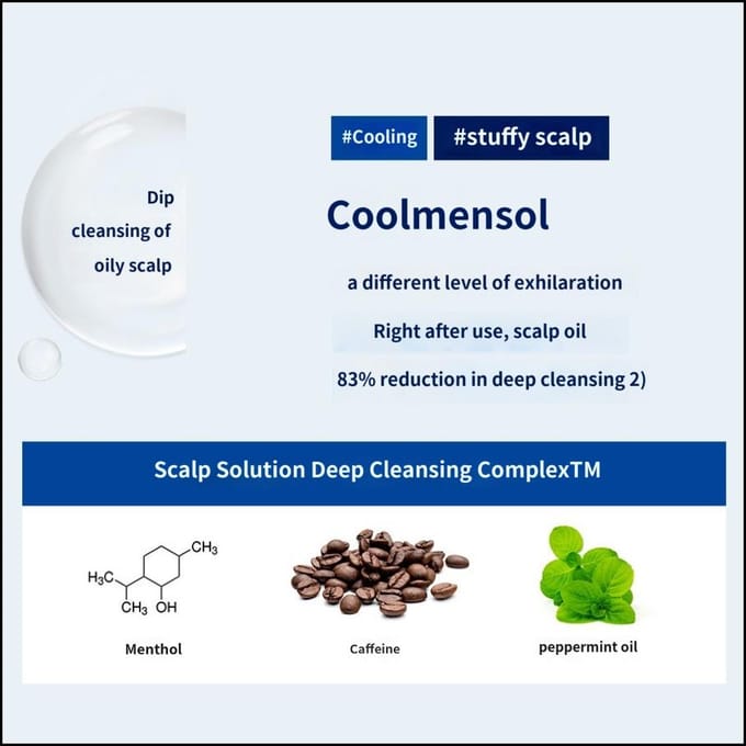 Dr.Groot Scalp Solution Cool Menthol Shampoo 700ml 700ml