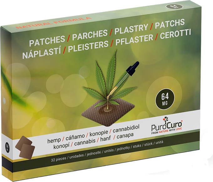 PuroCuro Hemp/CBD pleisters - 64 mg (32 stuks)