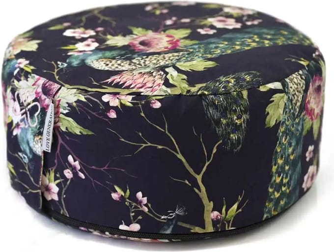 Love Generation - Meditatiekussen - Rond - Royal Peacock