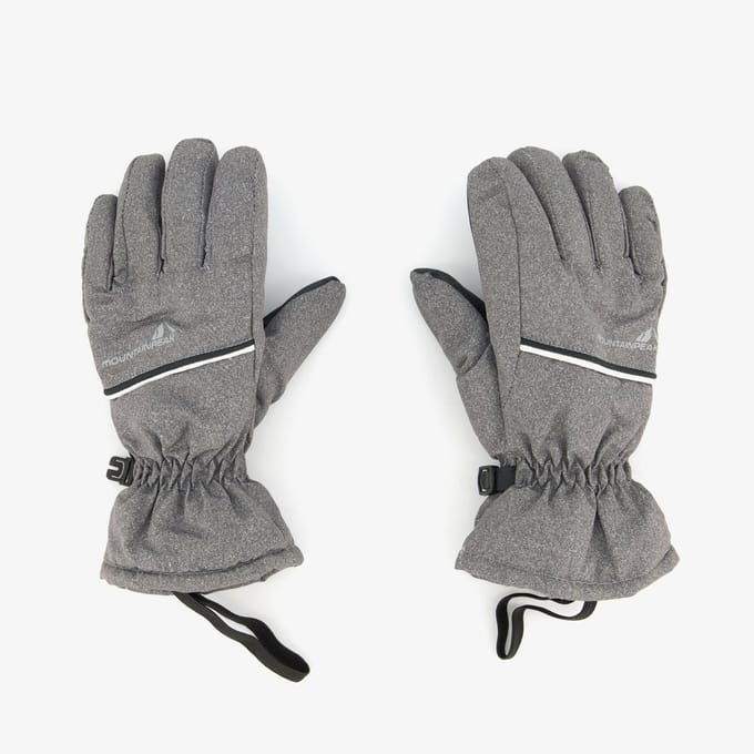 Mountain Peak kinder skihandschoenen grijs - Maat 146/152