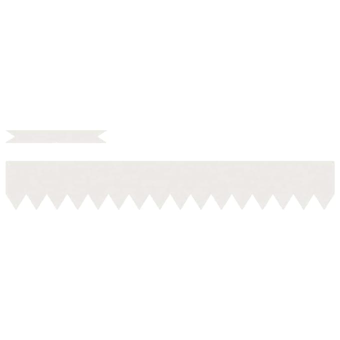 vidaXL - Grasafscherming - 30 - st - 100 - x - 0,05 - x - 15 - cm - Koud - Gewalst - Staal - Wit