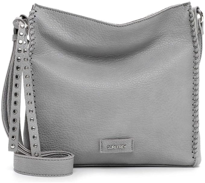 SURI FREY Schoudertas Franzy Crossover Bag Lightgrey Lichtgrijs