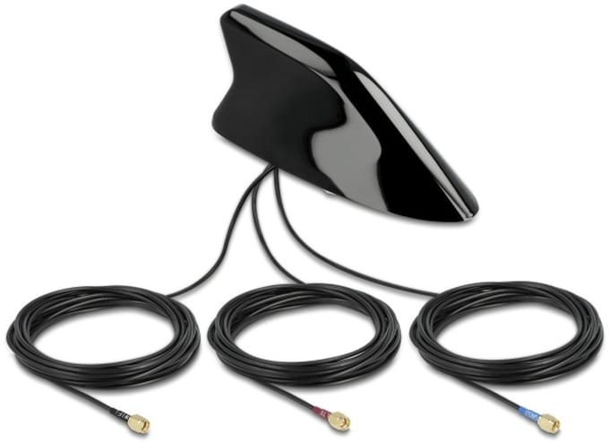 Delock Shark Fin Antenna with LTE + WLAN + GNSS multiband