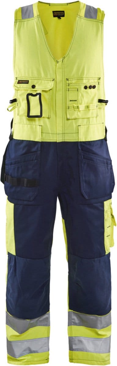 Blaklader Amerikaanse overall High Vis 2653-1804 - High Vis Geel/Marineblauw - D96