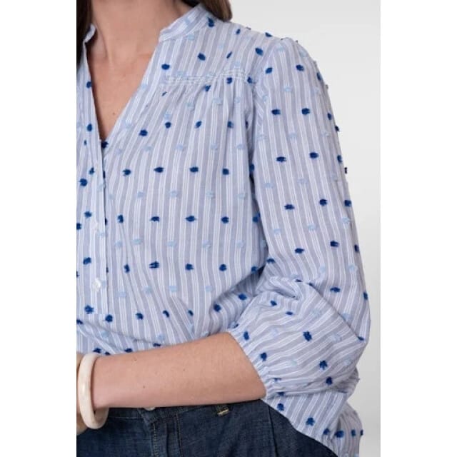 Geisha blouse streep 63057-14 maat S