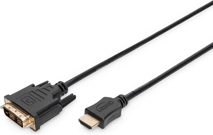 DIGITUS ASSMANN AV / multimedia paneel cable - HDMI / DVI - 2 m