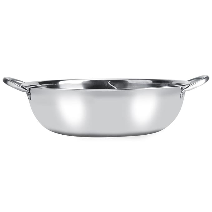 27 29 31cm Dikke Roestvrijstalen Hotpot Twee Smaken Scheiding Inductiekookplaat Bruikbaar 32cm