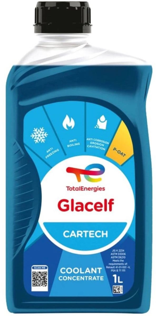 Total Glacelf Cartech G12 koelvloeistof 1 liter