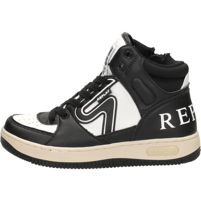 Replay Epic Jr Mid Boy 4 Sneakers - Jongens - Zwart - Maat 35