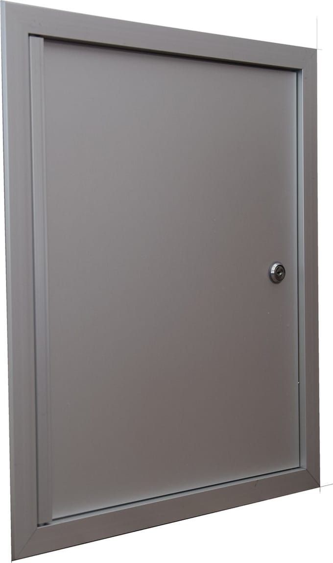 Brievenbusdeur Vasp - Aluminium - 42x50 Cm - Slot